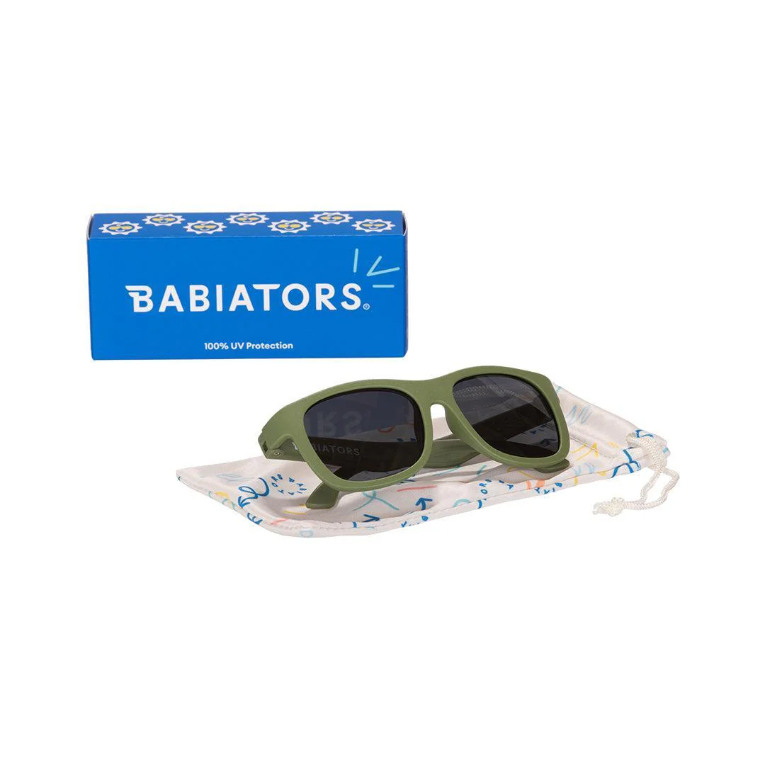 Babiators Eco Original Navigator Sunglasses - Wild Moss - Image 5