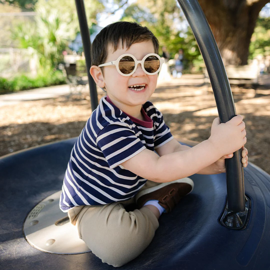 Babiators Original Euro Round Sunglasses - Sweet Cream - Image 5