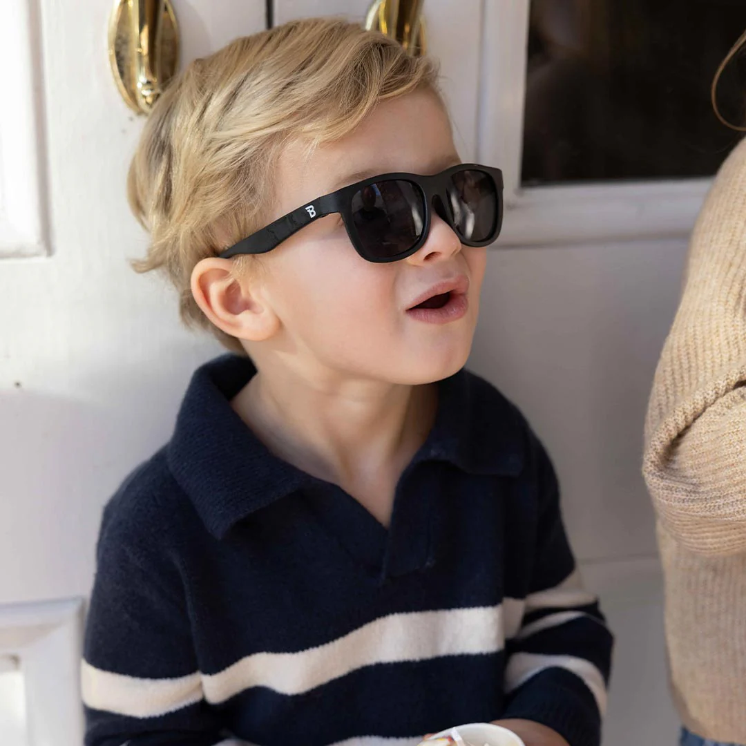 Babiators Original Navigator Sunglasses - Jet Black - Image 4