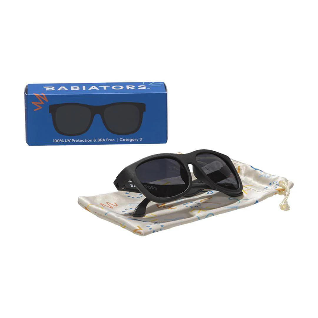 Babiators Original Navigator Sunglasses - Jet Black - Image 7