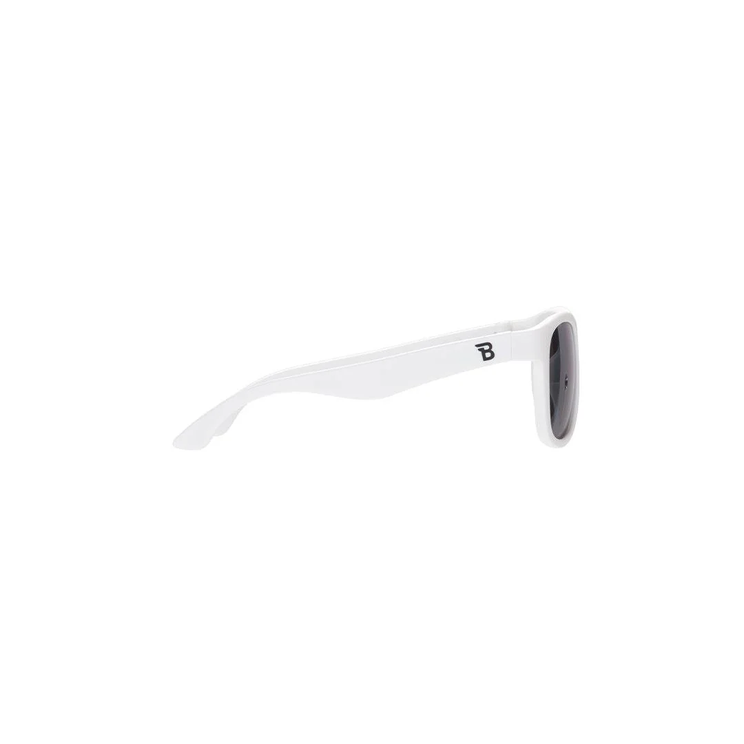 Babiators Original Navigator Sunglasses - Wicked White - Image 3