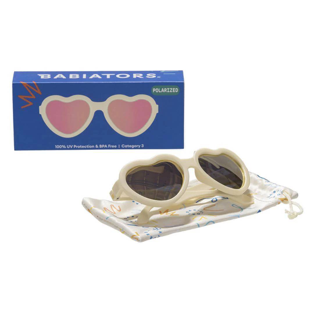 Babiators Polarised Heart Sunglasses - Sweet Cream - Image 7