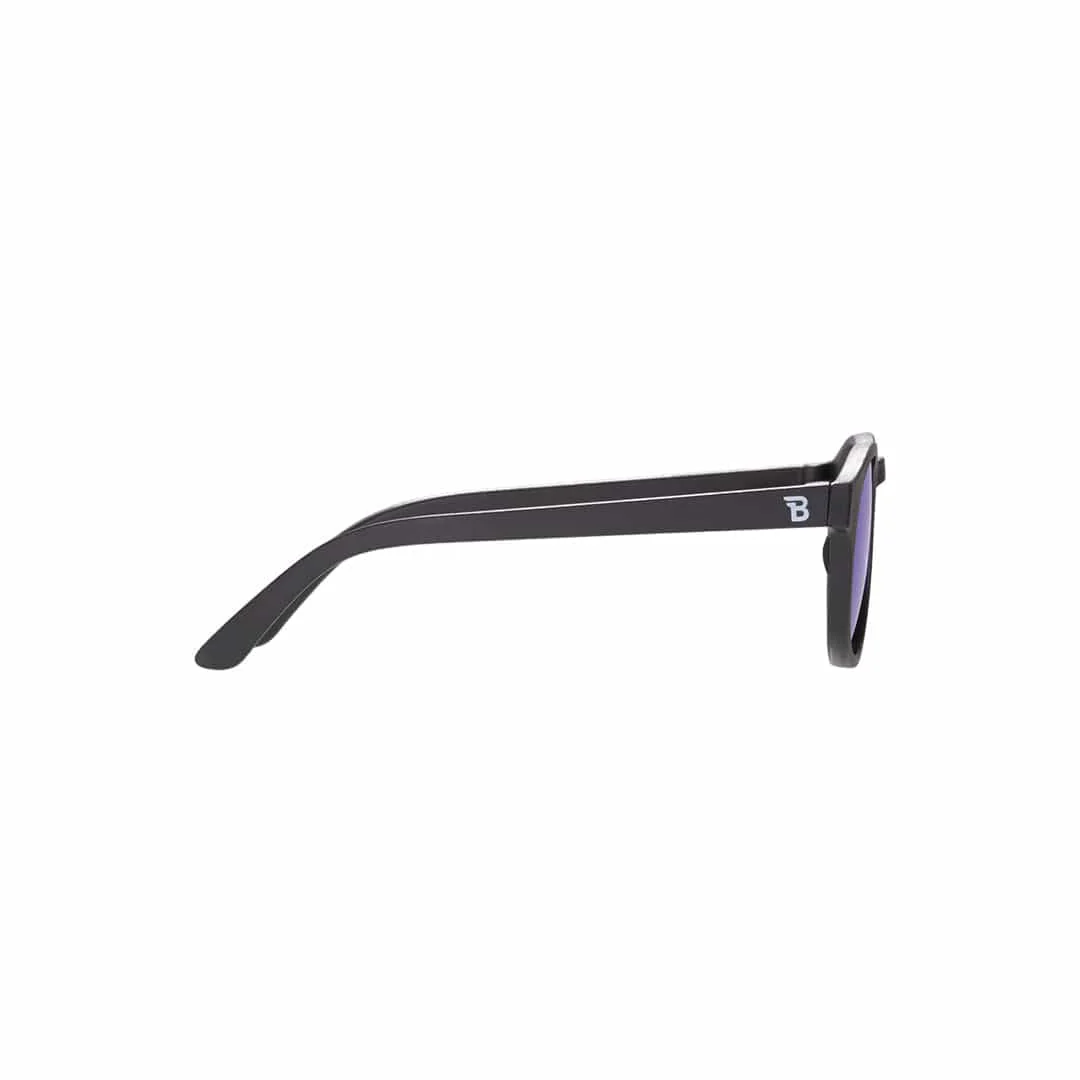 Babiators Polarised Keyhole Sunglasses - Jet Black - Image 3