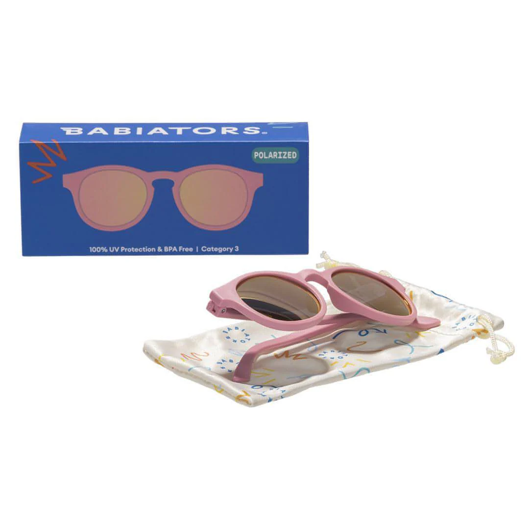 Babiators Polarised Keyhole Sunglasses - Pretty In Pink - Image 5
