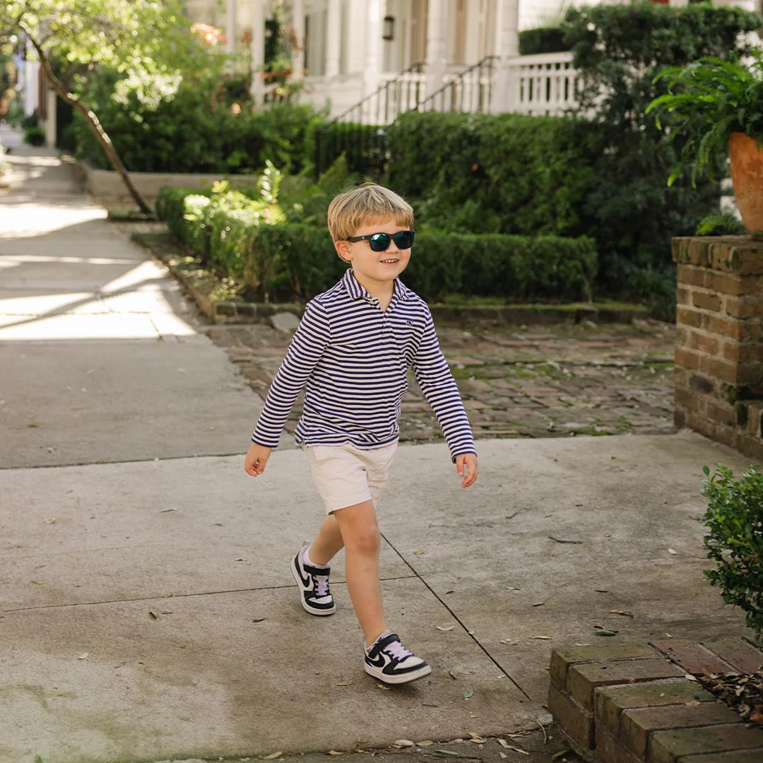 Babiators Polarised Navigator Sunglasses - Jet Black - Image 5