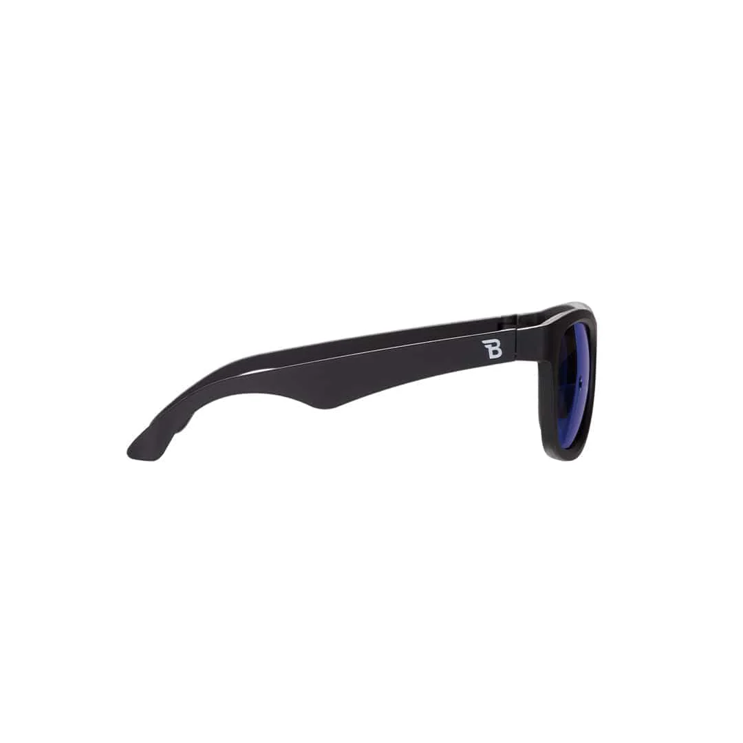 Babiators Polarised Navigator Sunglasses - Jet Black - Image 7