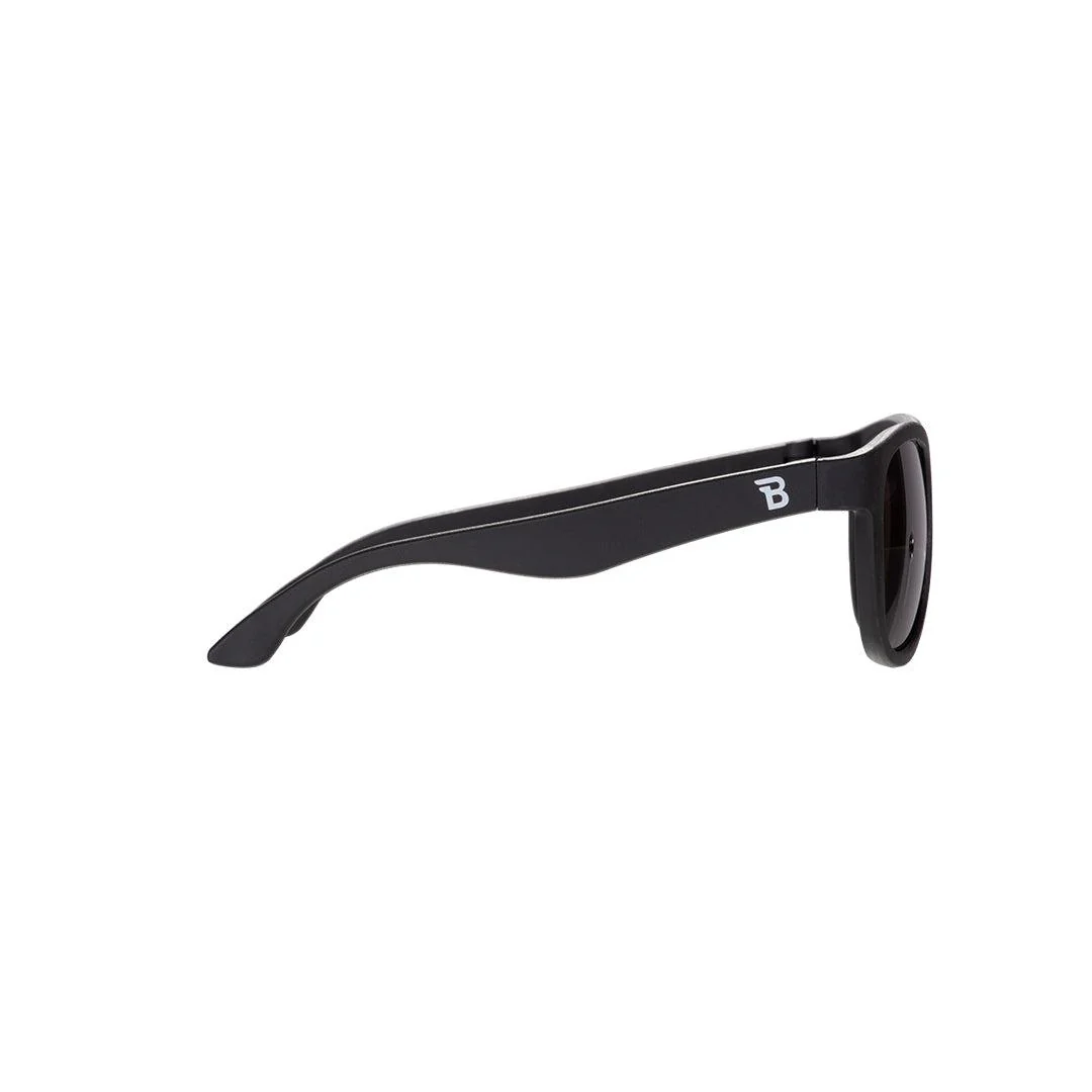 Babiators Polarised Navigator Sunglasses - Jet Black Smoke - Image 6