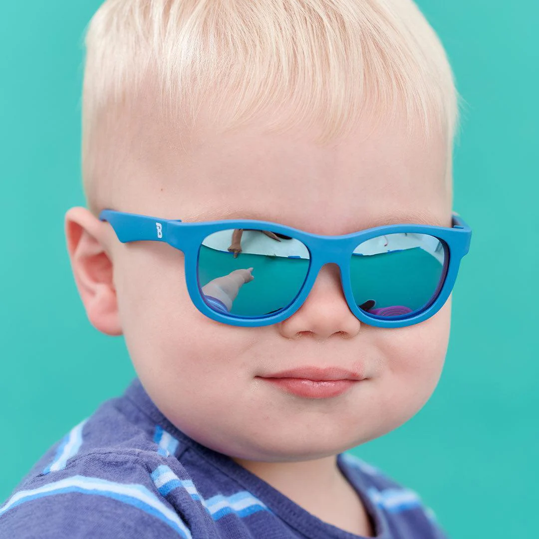 Babiators Polarised Navigator Sunglasses - Midnight Blue - Image 4