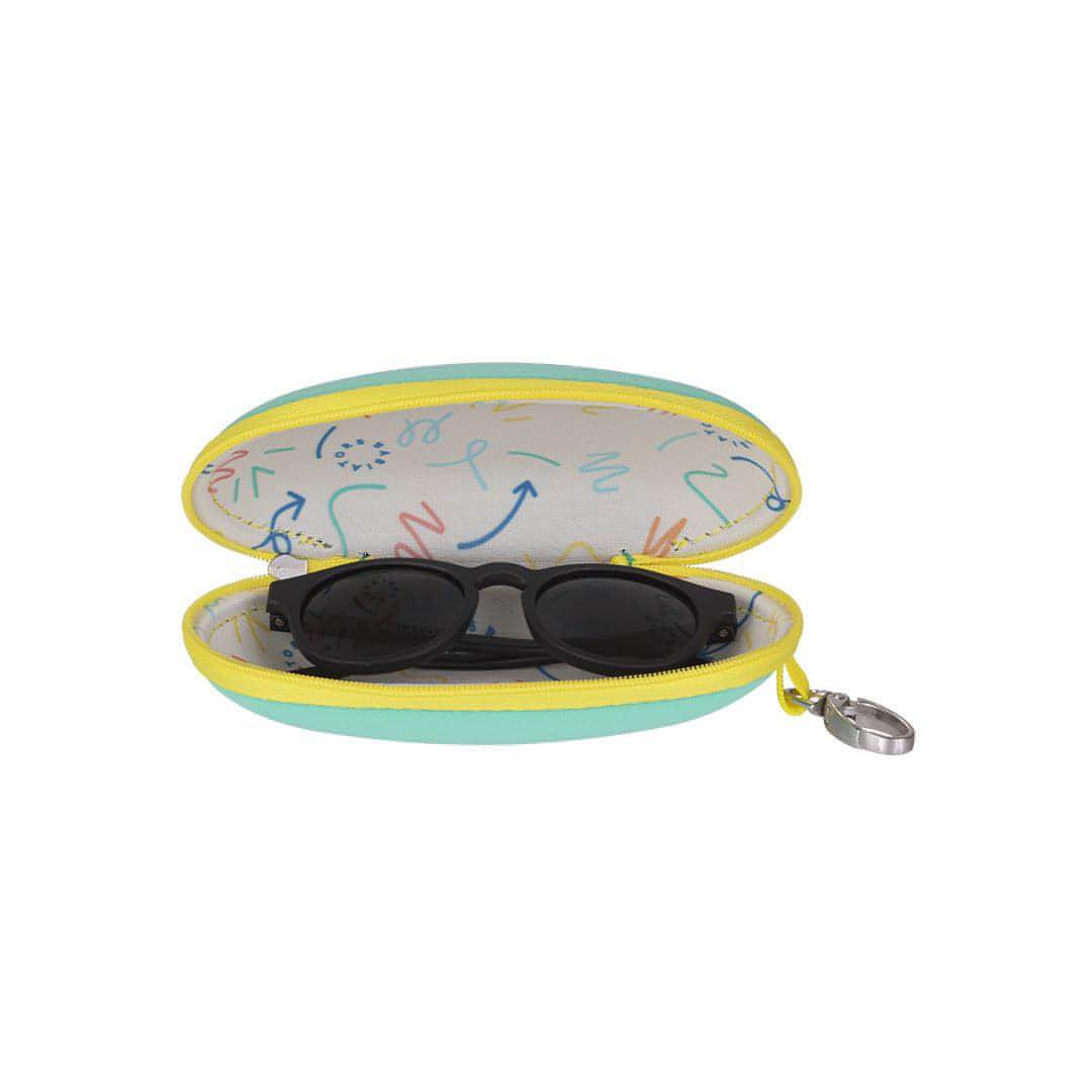 Babiators Travel Case - Aqua with Yellow Trim - Image 3