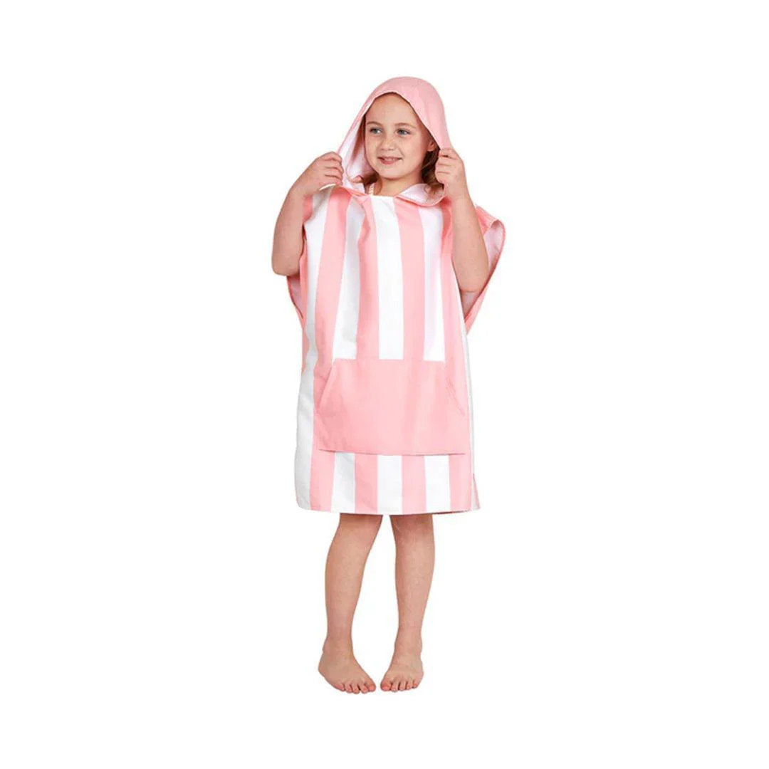 Dock & Bay Kid's Beach Poncho - Malibu Pink - Image 11