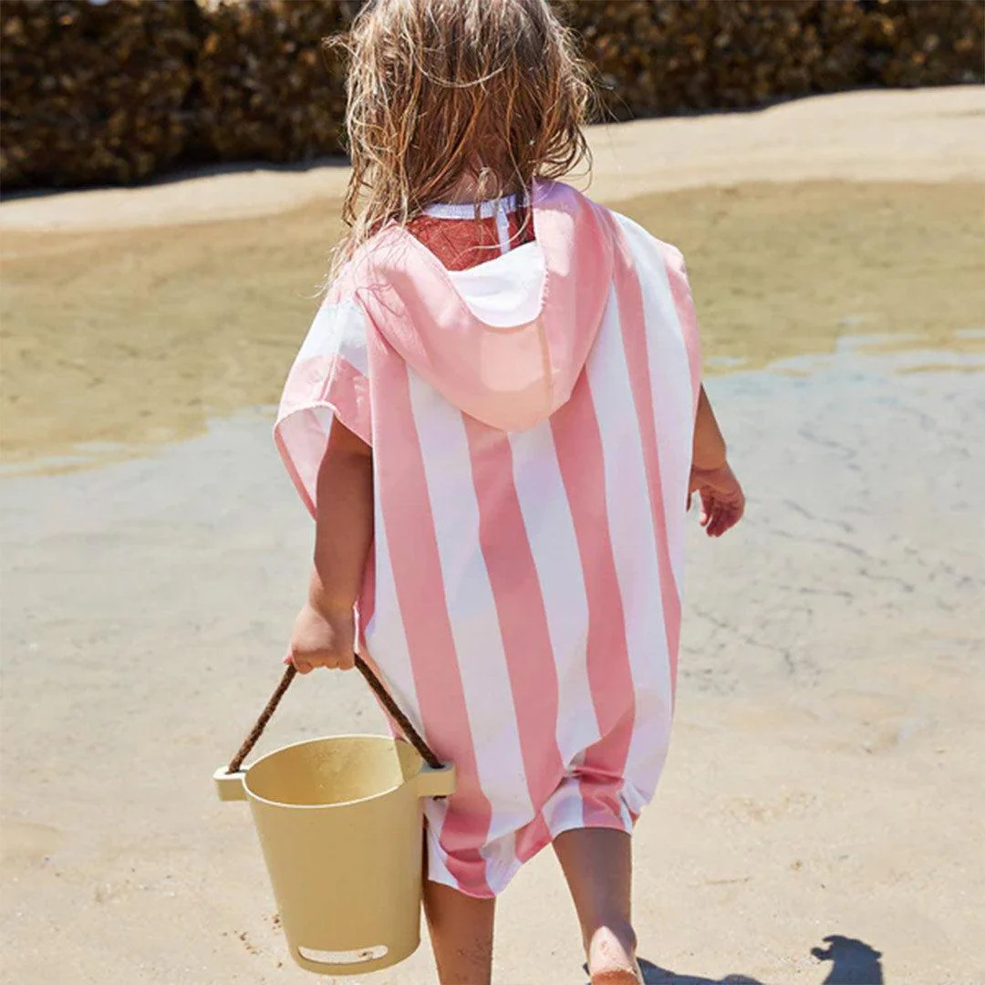 Dock & Bay Kid's Beach Poncho - Malibu Pink - Image 3