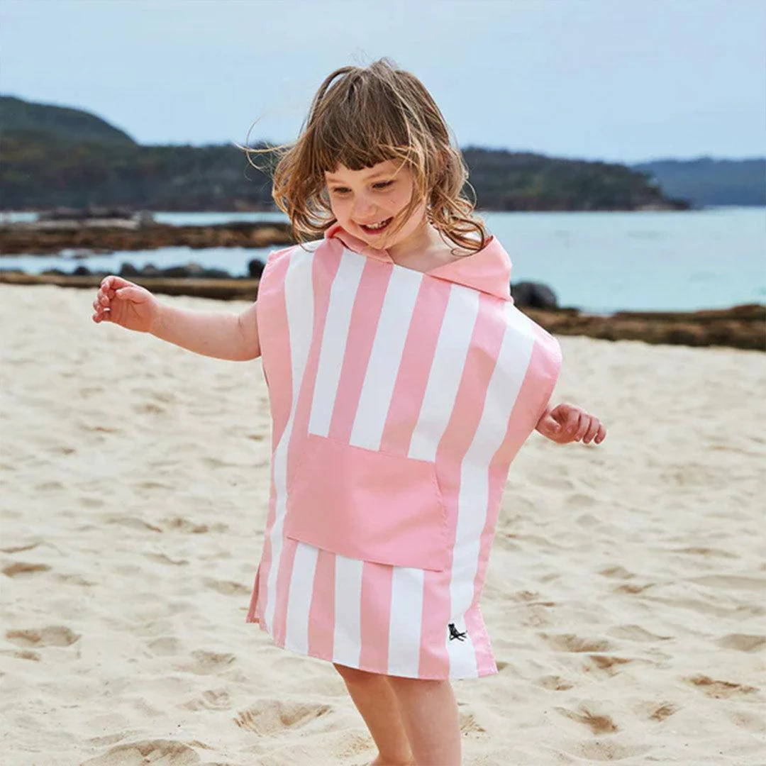 Dock & Bay Kid's Beach Poncho - Malibu Pink - Image 6