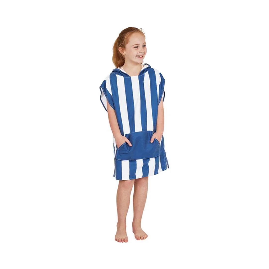 Dock & Bay Kid's Beach Poncho - Whitsunday Blue - Image 10