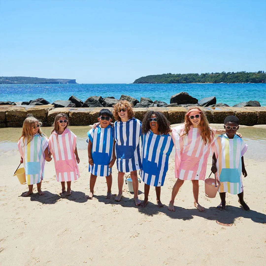 Dock & Bay Kid's Beach Poncho - Whitsunday Blue - Image 12
