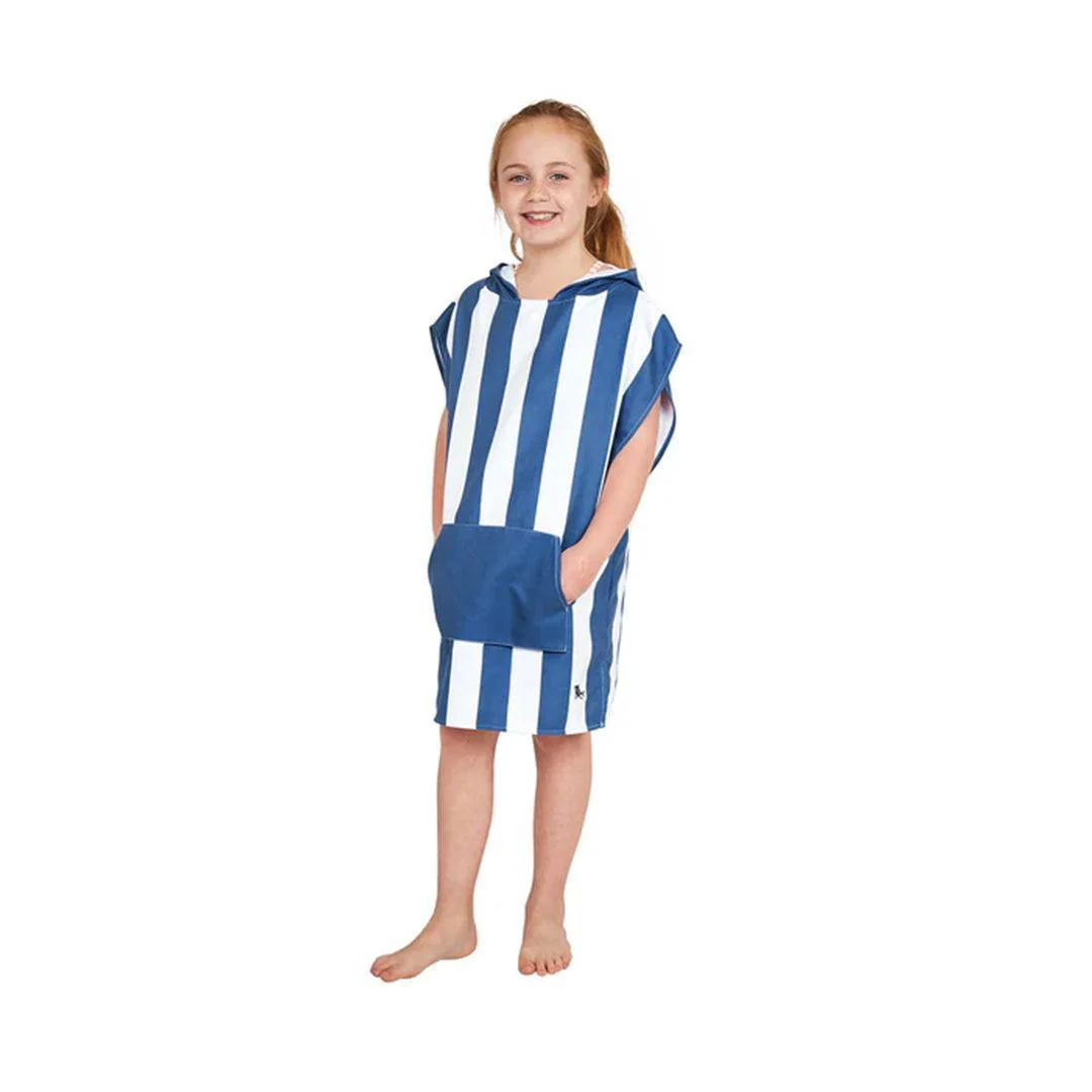 Dock & Bay Kid's Beach Poncho - Whitsunday Blue - Image 5