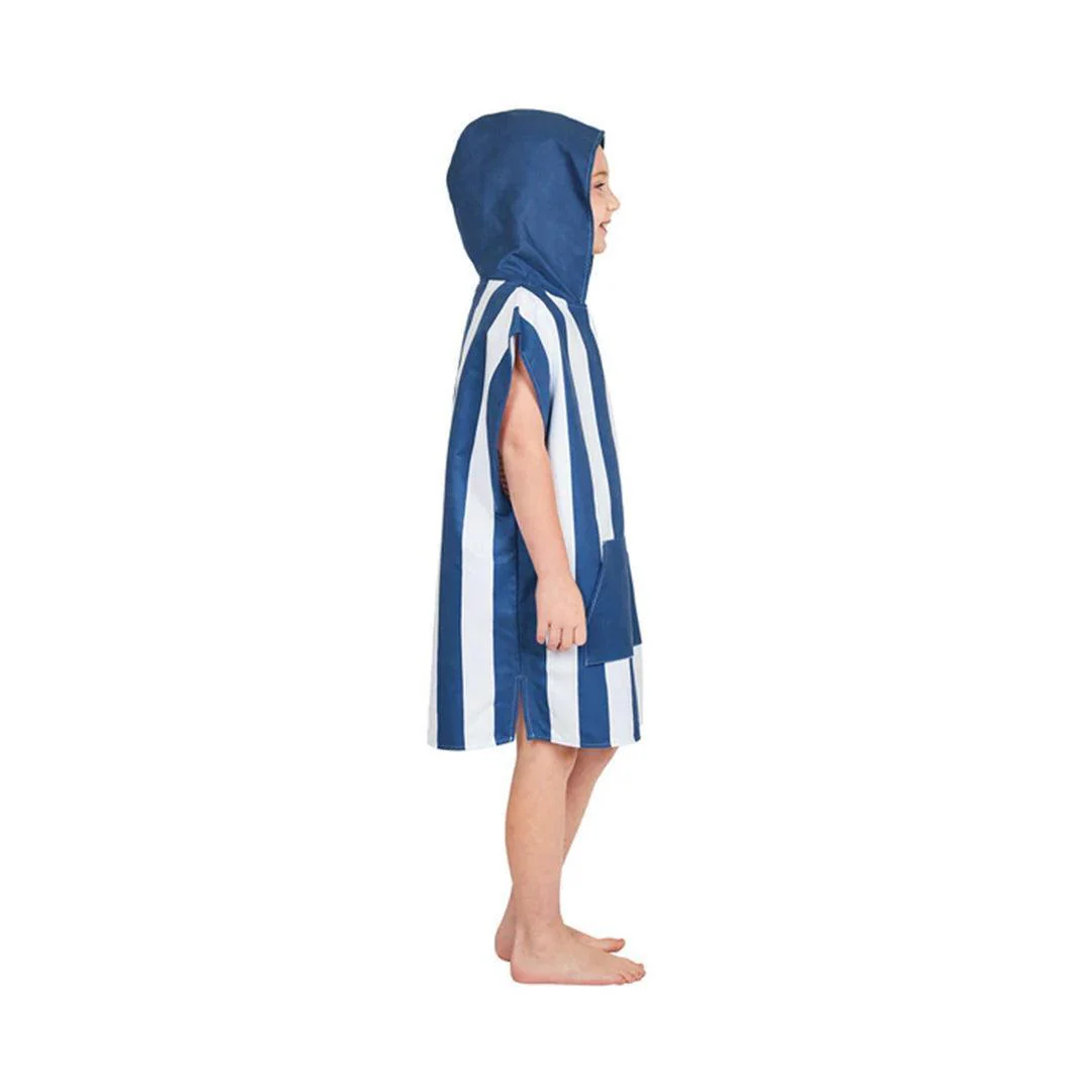 Dock & Bay Kid's Beach Poncho - Whitsunday Blue - Image 6